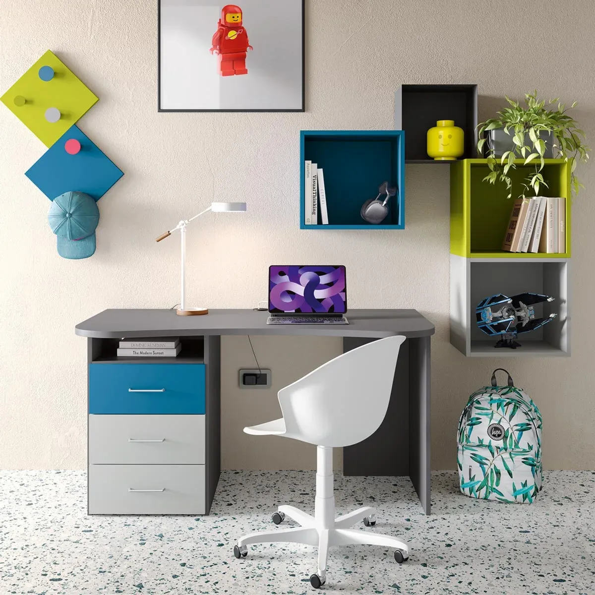 Scrivania Angolare Scrivanie Per Camerette Online SCRIVANIA ANGOLO