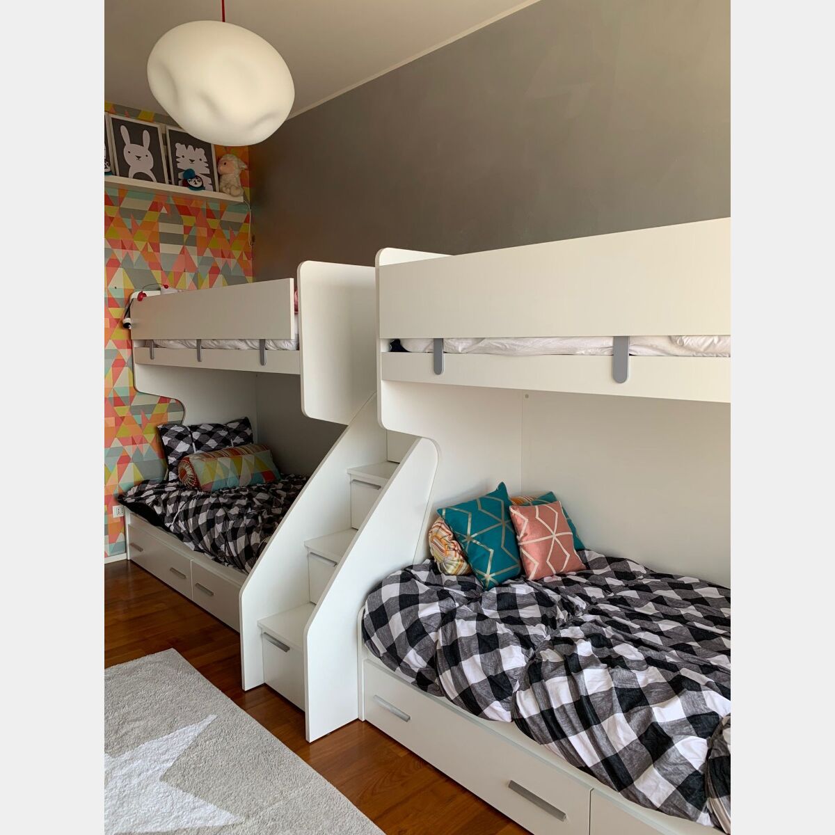 cassetti letto brimnes ikea bianco