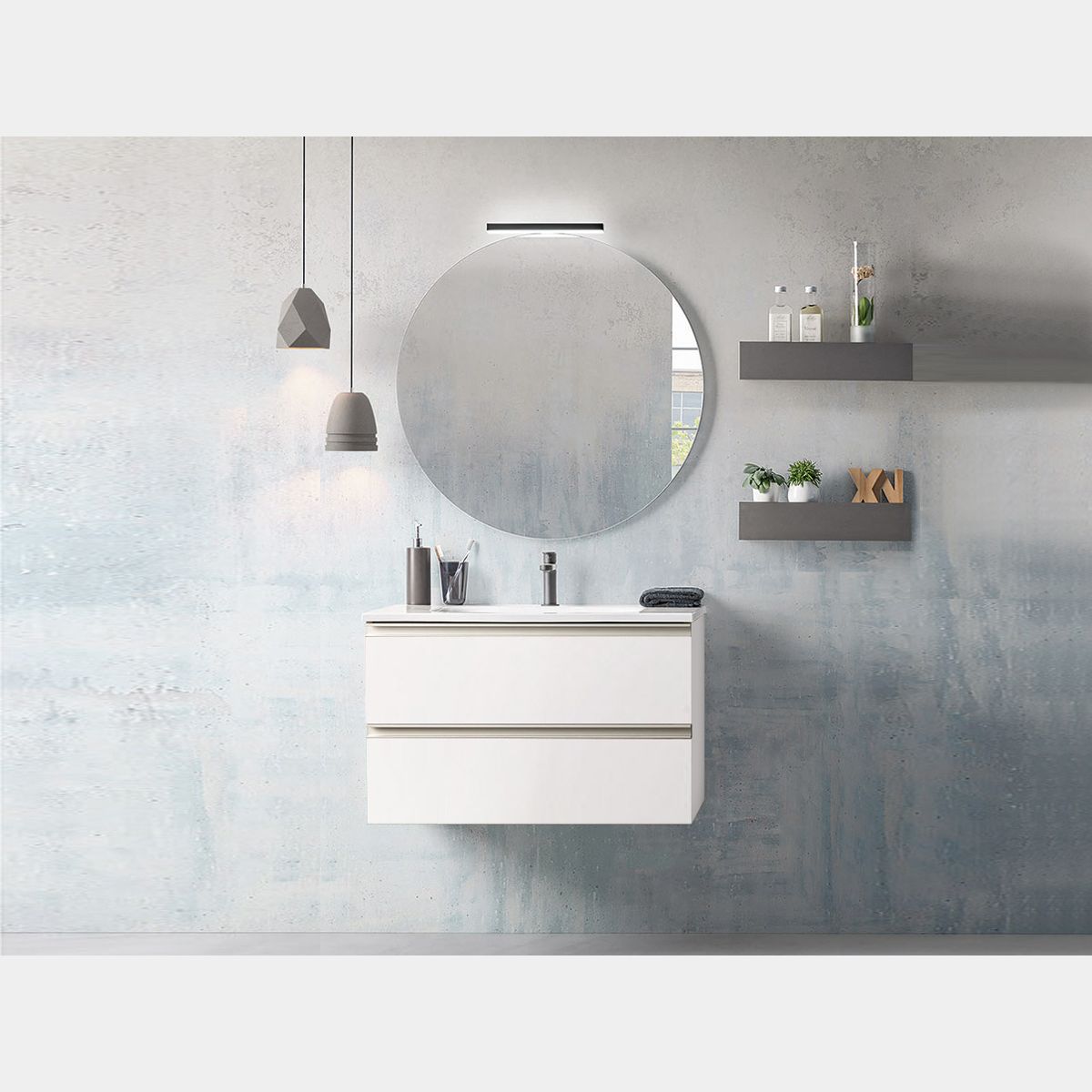 Offerta nuovo Mobile bagno con lavabo integrato con cassetto