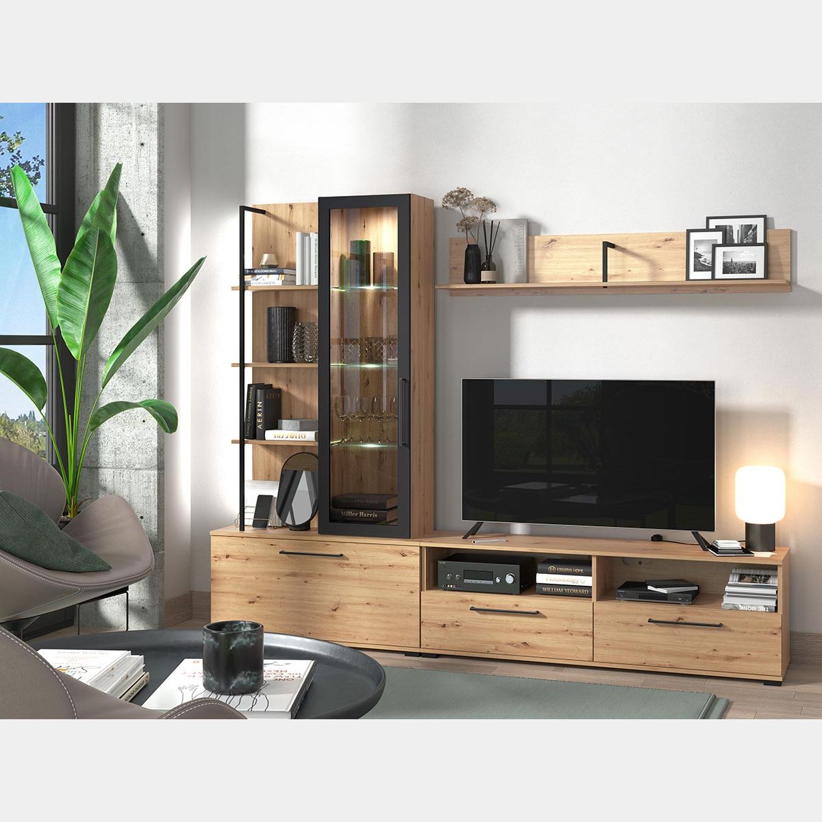 Pareti Soggiorno Porta TV Moderne di Design