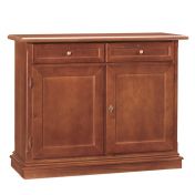 Credenza in legno, noce, arte povera - cm 105x85