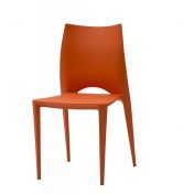 Sedia di Design in plastica - Arancione