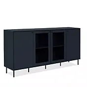 Credenza 4 ante finitura Blu scuro