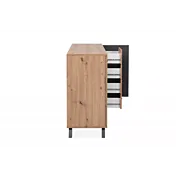 Credenza nordica 3 ante e 4 cassetti