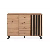 Credenza 2 ante e 4 cassetti moderna