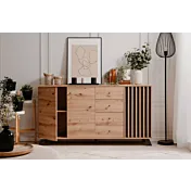 Credenza 3 ante e 4 cassetti in offerta