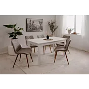 Tavolo allungabile moderno, Bianco 140 x 80 offerta