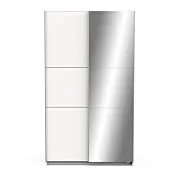 armadio largo 120 bianco opaco