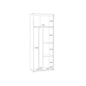 armadietto semplice bianco in forte sconto