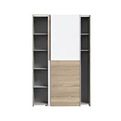 armadio scorrevole rovere e bianco
