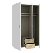 armadio con cassetti inferiori