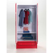 Lettino castello design bus londinese, Rosso, Grigio e Nero, a prezzo scontato