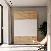 armadio moderno rovere