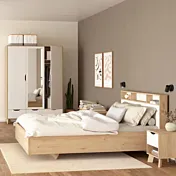 letto con testata funzionale 