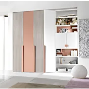 armadio rosa antico