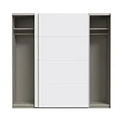 armadio moderno scorrevole bianco
