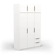 armadio 6 ante bianco scontato