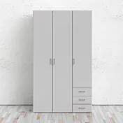 armadio in saldo bianco lucido 