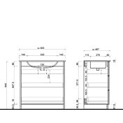 scheda tecnica bagno 82 cm