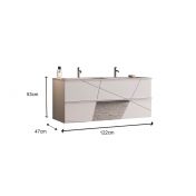 mobile bagno sospeso 120 cm
