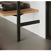 cabina con ripiani