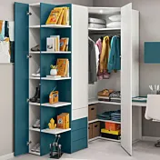 armadio cabina blu