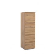 Settimino salvaspazio a 5 cassetti finitura Rovere