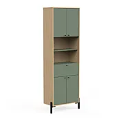 colonna bagno stretta verde