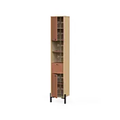 colonna per bagno rosa