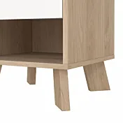 comodino con vano a giorno 