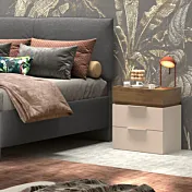 comodino cashmere e legno