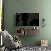 Composizione porta tv moderno, Bronzo e Mercure