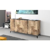 Credenza 4 ante Pero e Ardesia