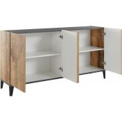 Credenza 4 ante Pero e Ardesia