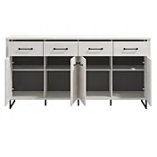 credenza gambe metallo