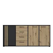 credenza soggiorno nera