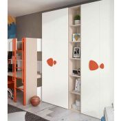 Letto a castello multifunzione con zona studio Spring