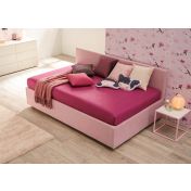 Divano letto imbottito Tango Moretti Compact, 1 piazza e mezza, Flamingo velvet