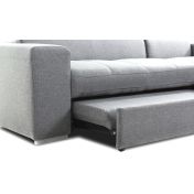 Divano moderno trasformabile Pilatus, divano letto, made in Italy