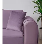 divano tessuto lilla con piedi