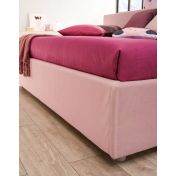 Divano letto imbottito Tango Moretti Compact, 1 piazza e mezza, Flamingo velvet