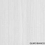 Armadio ad angolo 7 ante, finitura Olmo Bianco, made in Italy