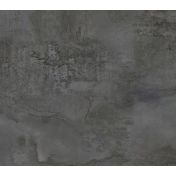 Moderna Composizione d'Ingresso, con pensili, vani e specchiera, finitura Ossido, Beton e Piombo