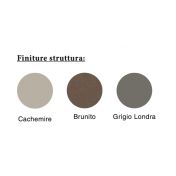 Tavolo di design allungabile 140 x 90 Onega, colore Noce Bianco, Made in Italy