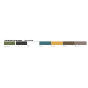 Tavolo di design L.160 allungabile, color rovere sbiancato, Made in Italy