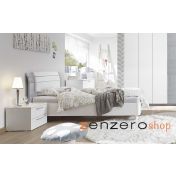 Conveniente Letto matrimoniale in legno grigio della collezione Like 