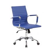 Poltrona direzionale con braccioli, Blu
