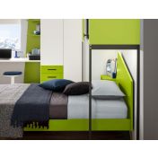 Letto una piazza e mezza Iceberg Moretti Compact, Verde cedro