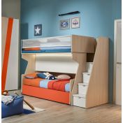 Letto a soppalco con passerella e 3 posti letto, Moretti Compact KC504