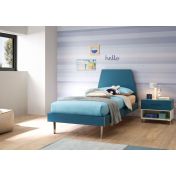 Letto singolo Branchia Moretti Compact, finitura Blu navy